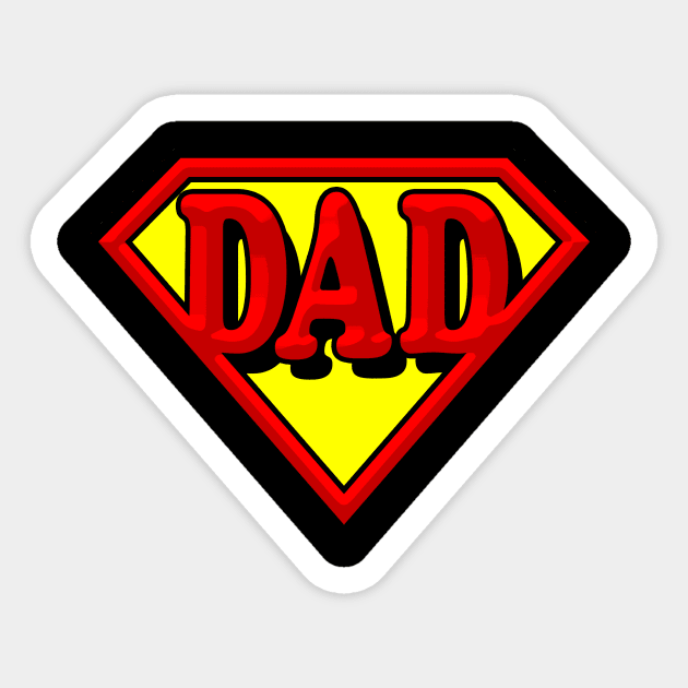 Super Dad Sticker by Mr Eggs Favorites